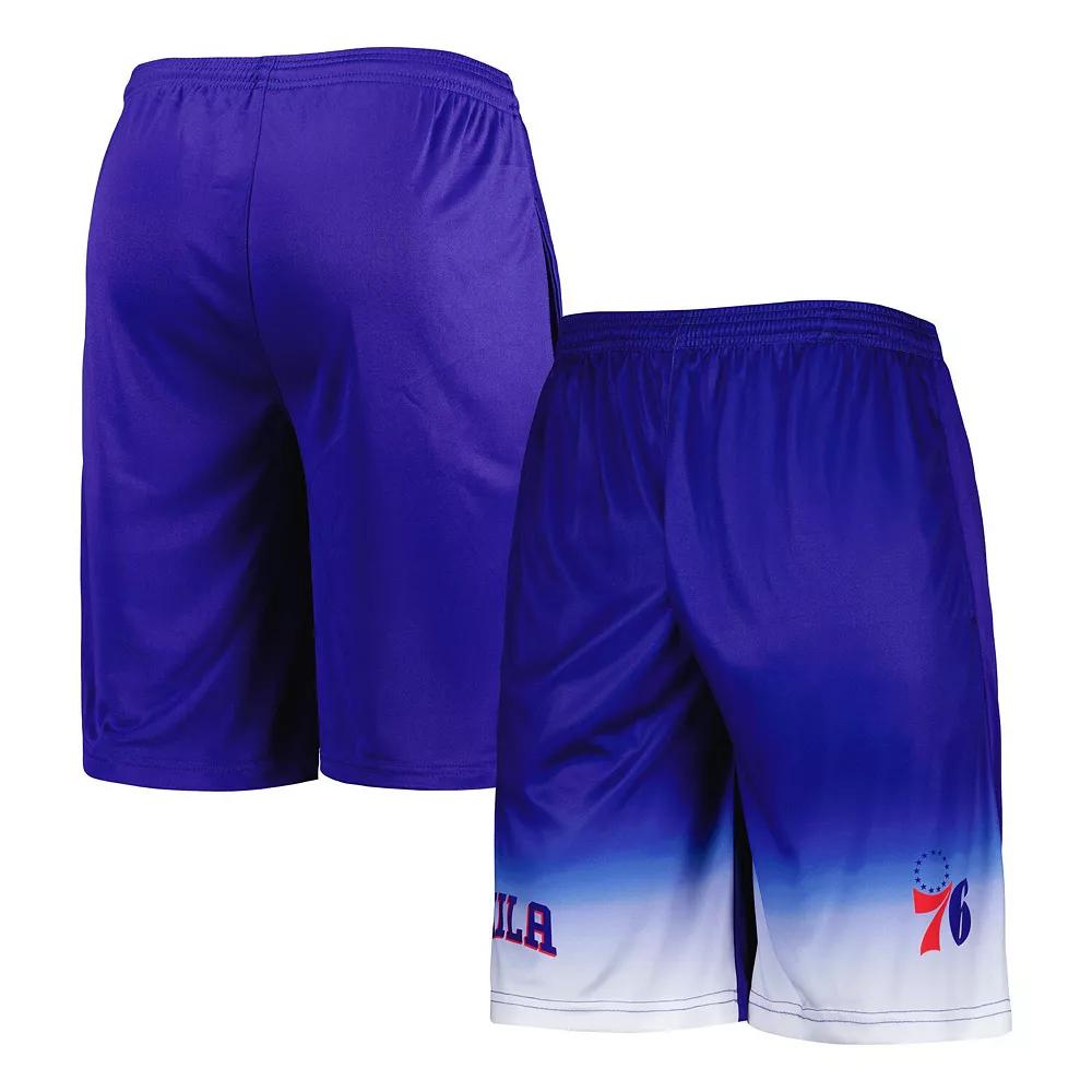 Men's Fanatics Branded Royal Philadelphia 76ers Fadeaway Shorts,  Product Image