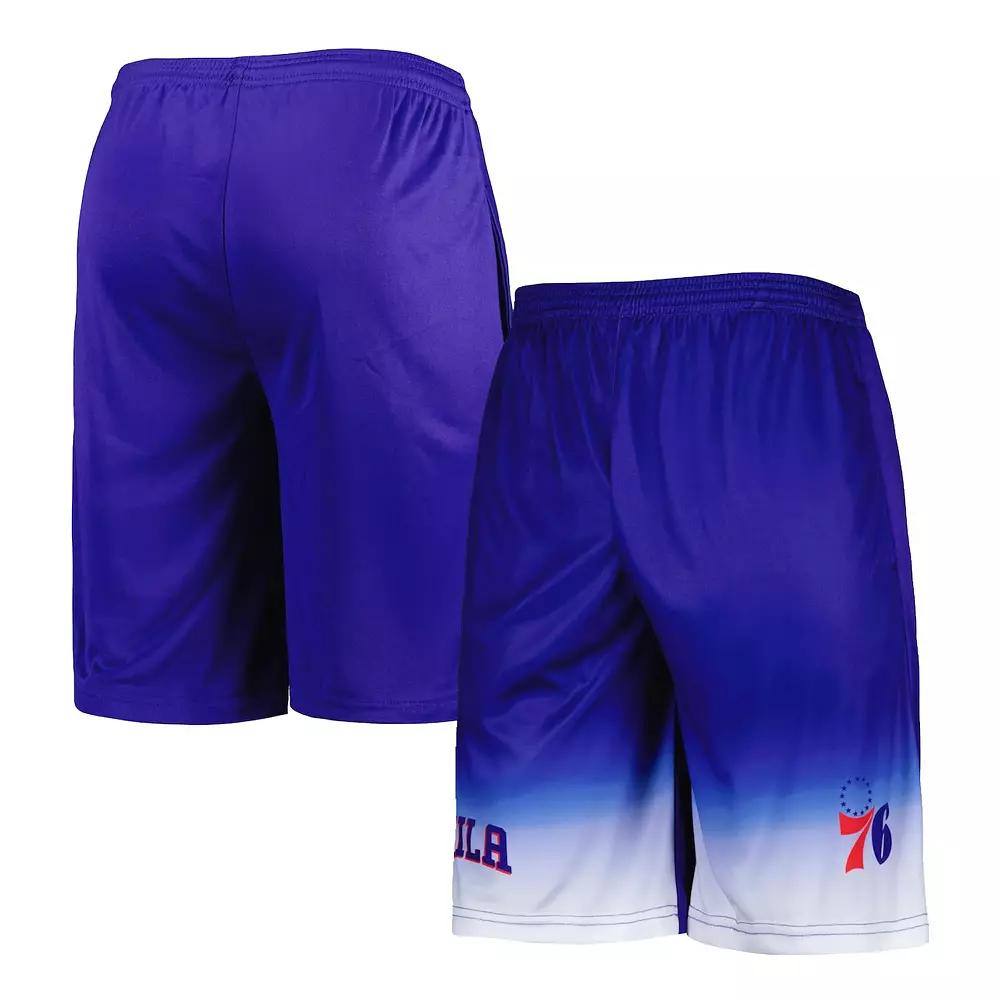 Men's Fanatics Branded Royal Philadelphia 76ers Big & Tall Fadeaway Shorts, Size: 2XB, 76r Blue Product Image