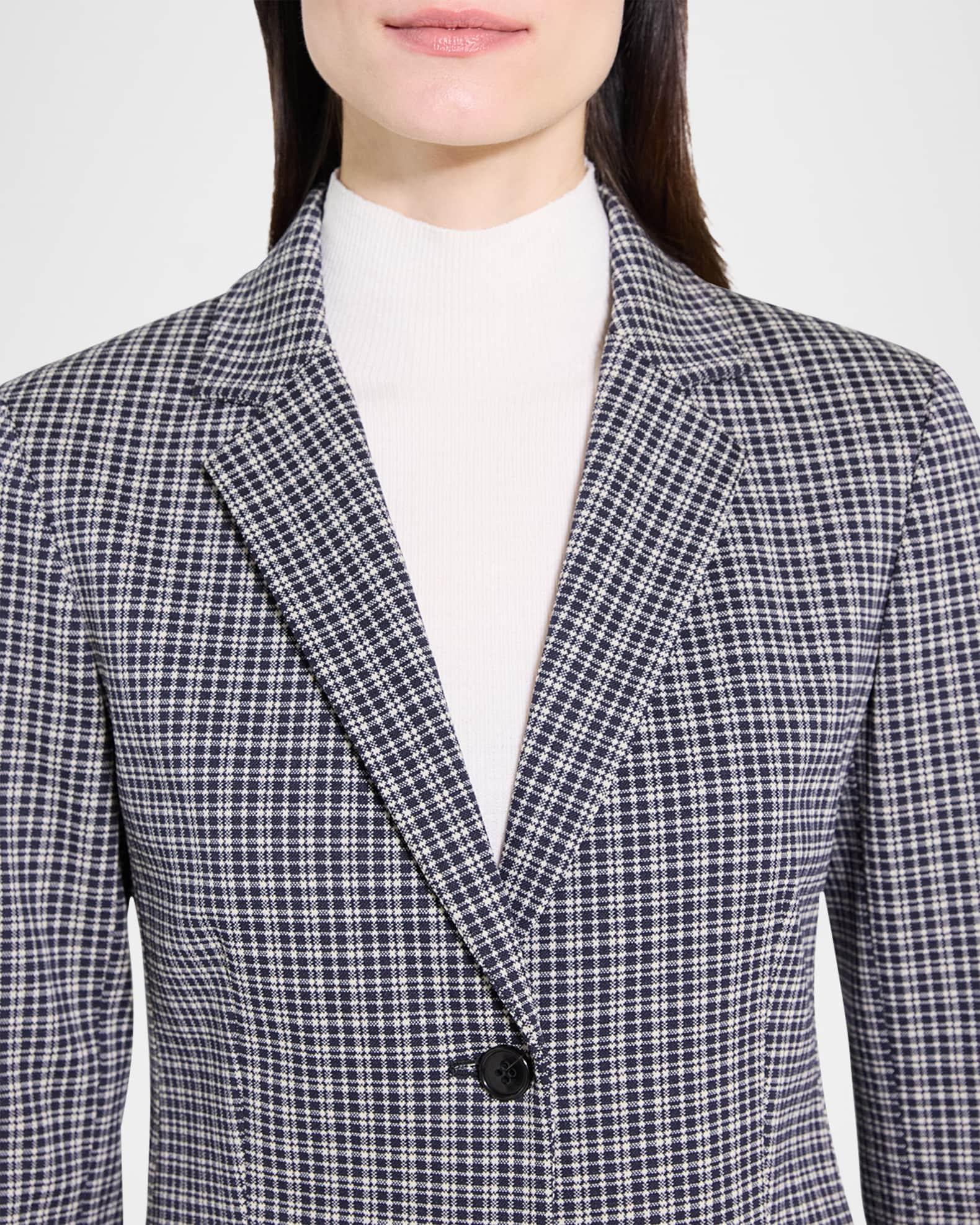 Carissa Plaid Slim-Fit Blazer Product Image