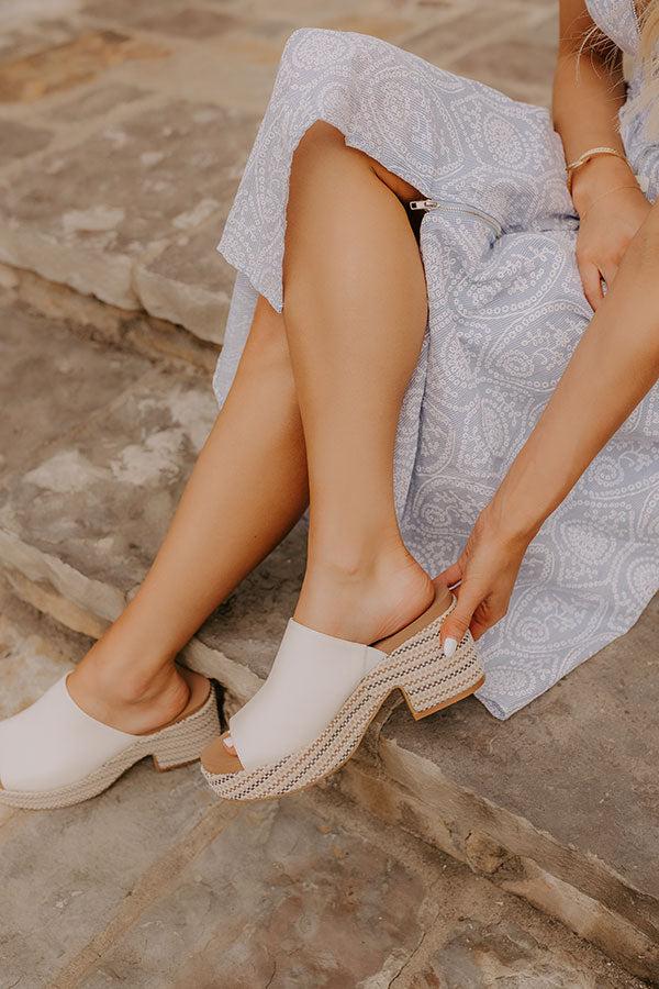 The Celine Faux Leather Heel Product Image