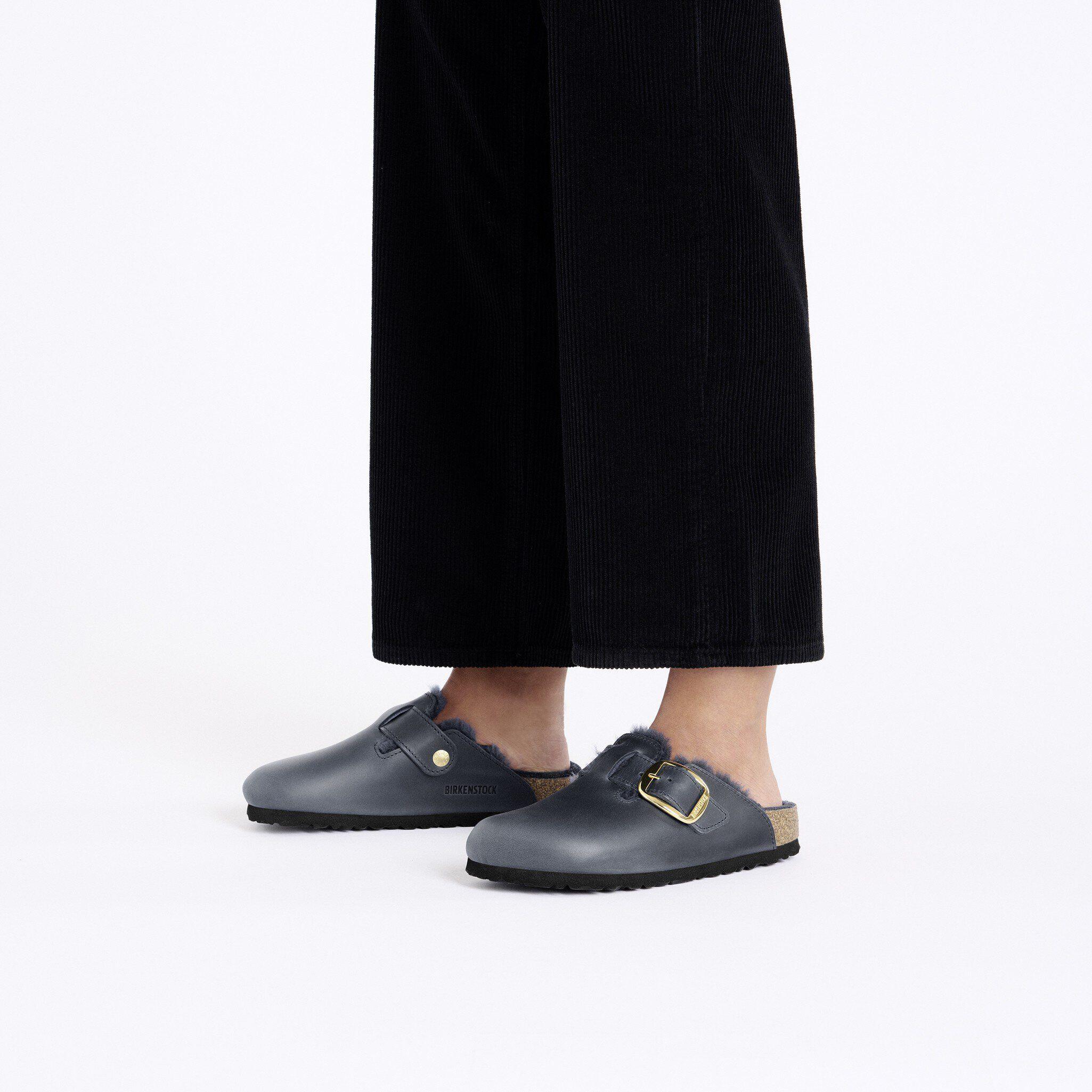 Boston Big Buckle Shearling Natural Leather Oiled Product Image