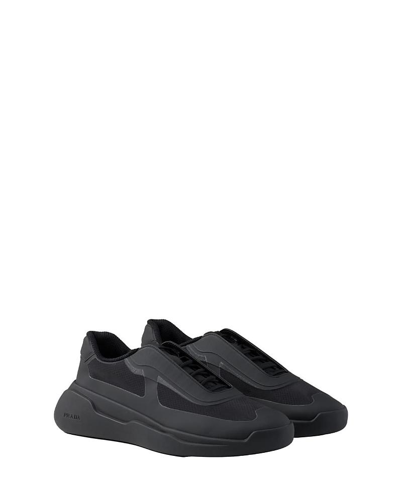 Prada Mens Americas Cup Re-Nylon and Bike Fabric Sneakers Product Image