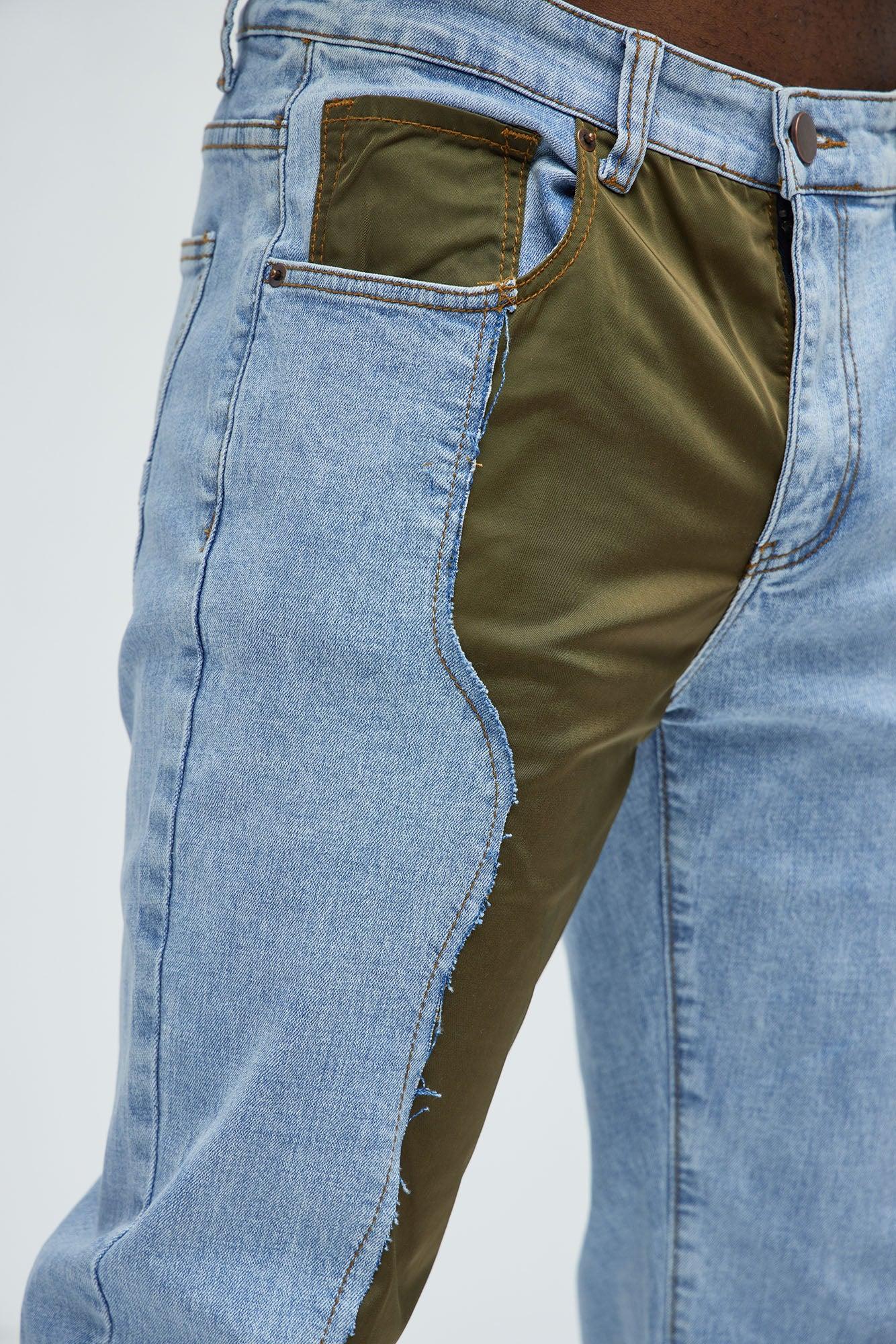 Look At It Two Ways Slim Jeans - Medium Blue Wash Product Image