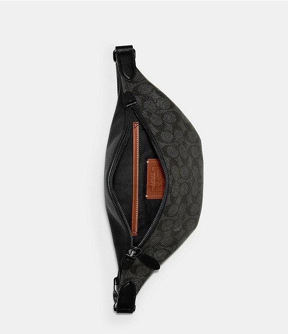 COACH Signature Logo Canvas Charter Belt Bag Product Image
