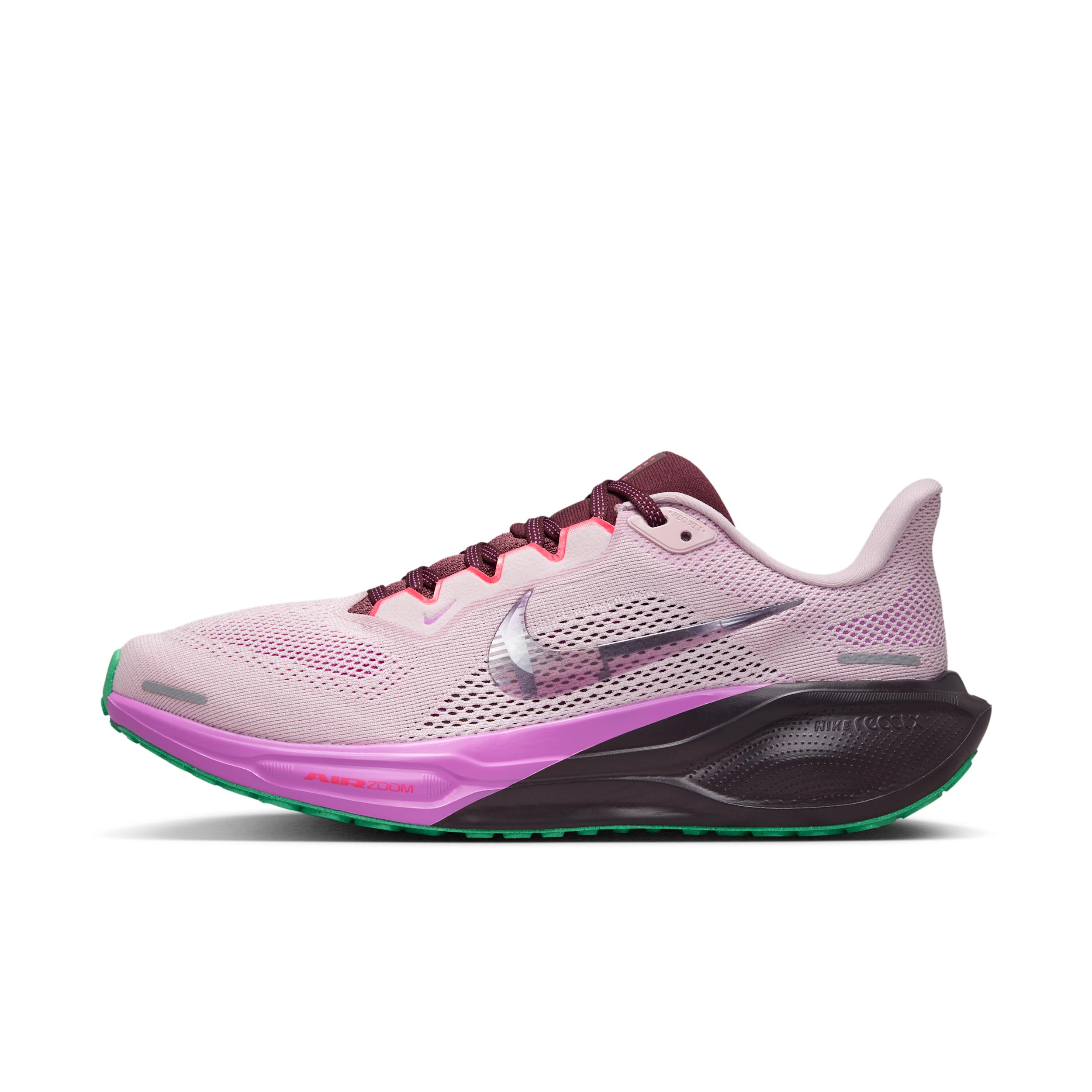 Nike Womens Pegasus 41 Faith Kipyegon Road Running Shoes | IB4199-500 Product Image