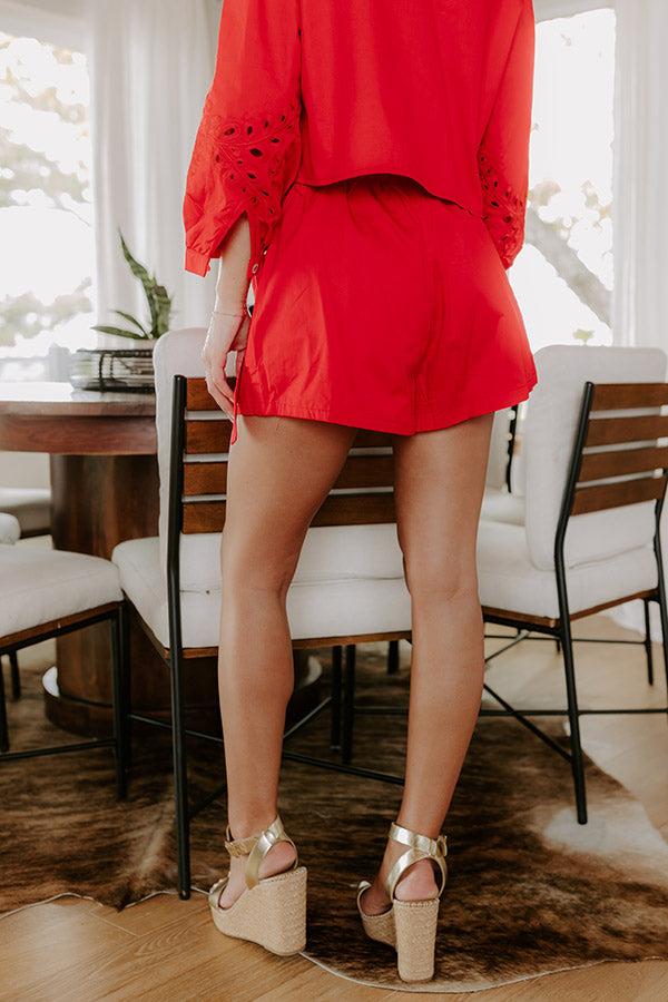 Small Town Parade High Waist Shorts Product Image