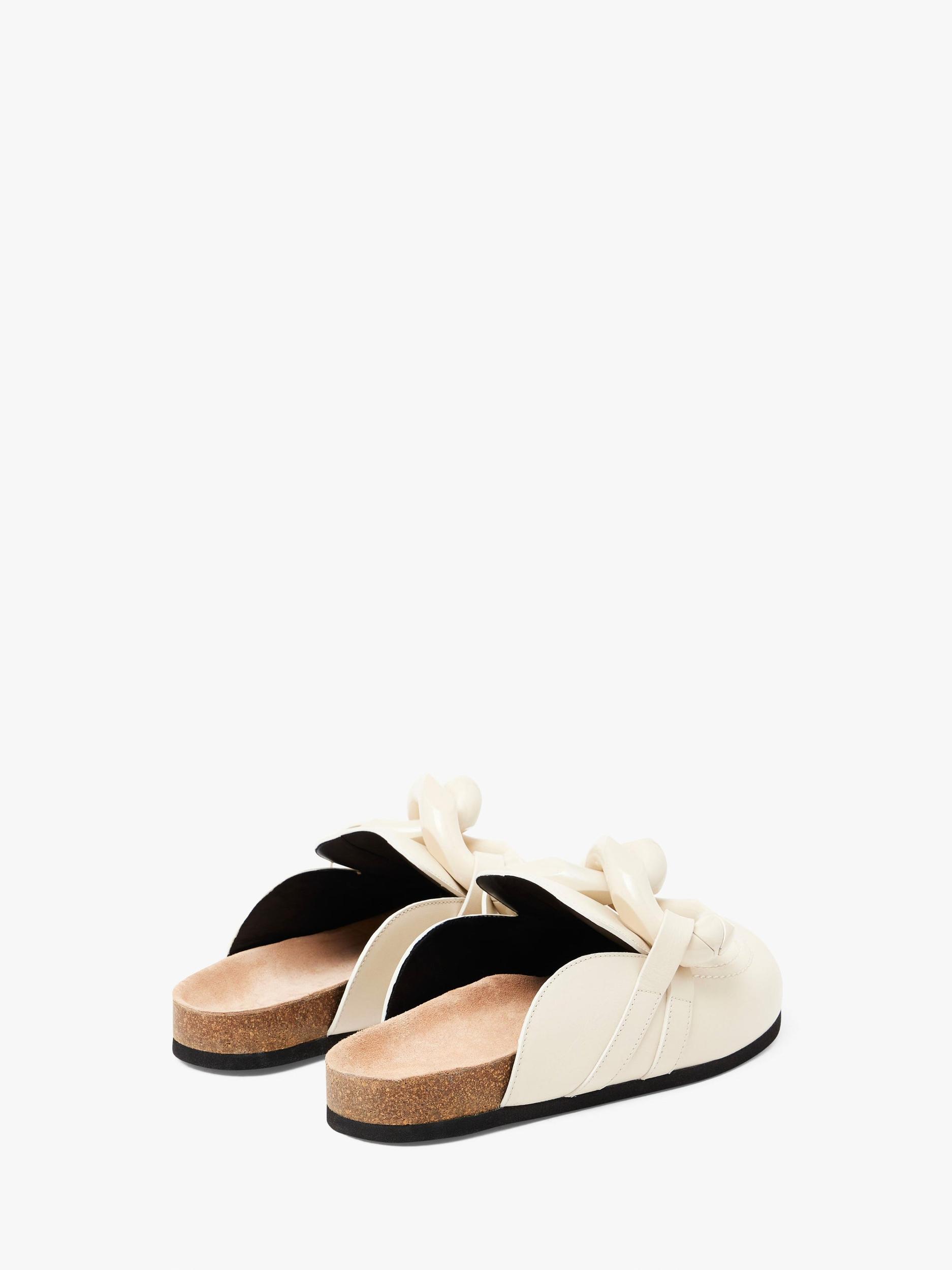 CHAIN LOAFER LEATHER MULES Product Image