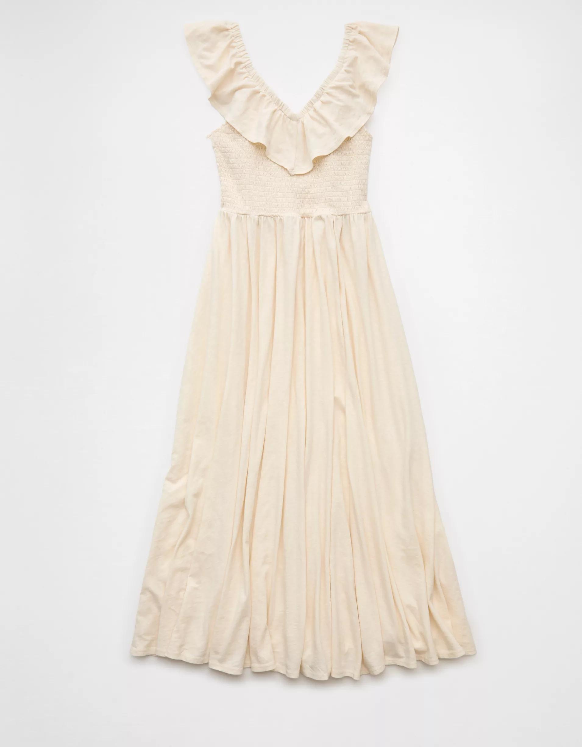 AE Sunchaser Knit Drop Waist Midi Dress Women's Product Image