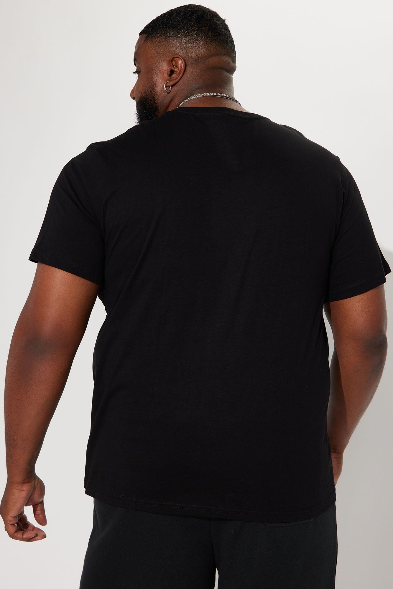 Essential Short Sleeve Crew Tee - Black Product Image