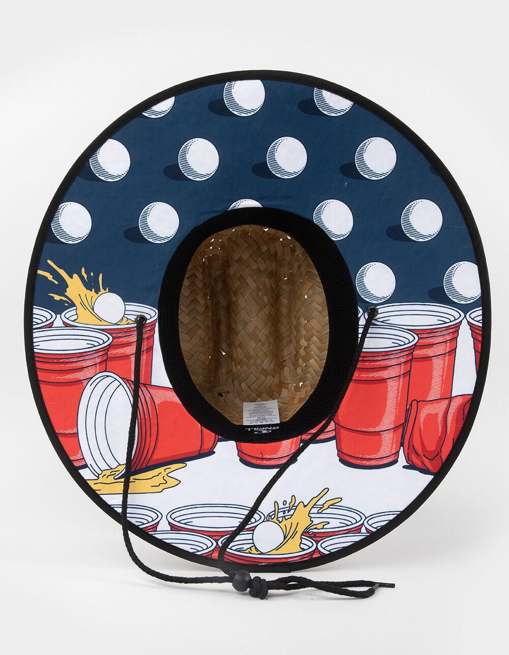 O'NEILL Sonoma Prints Straw Lifeguard Hat - RED/WHITE/BLUE Product Image