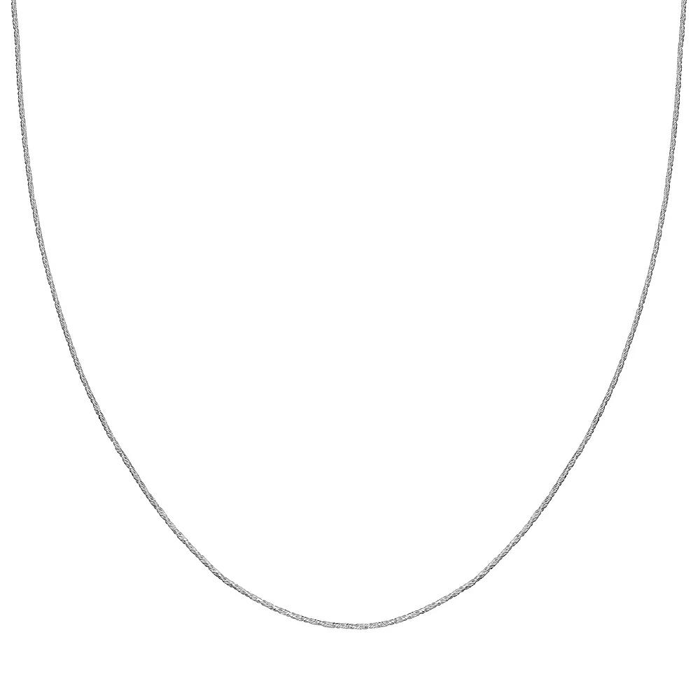 PRIMROSE Sterling Silver Sparkle Chain Necklace, Women's, Size: 16" Product Image