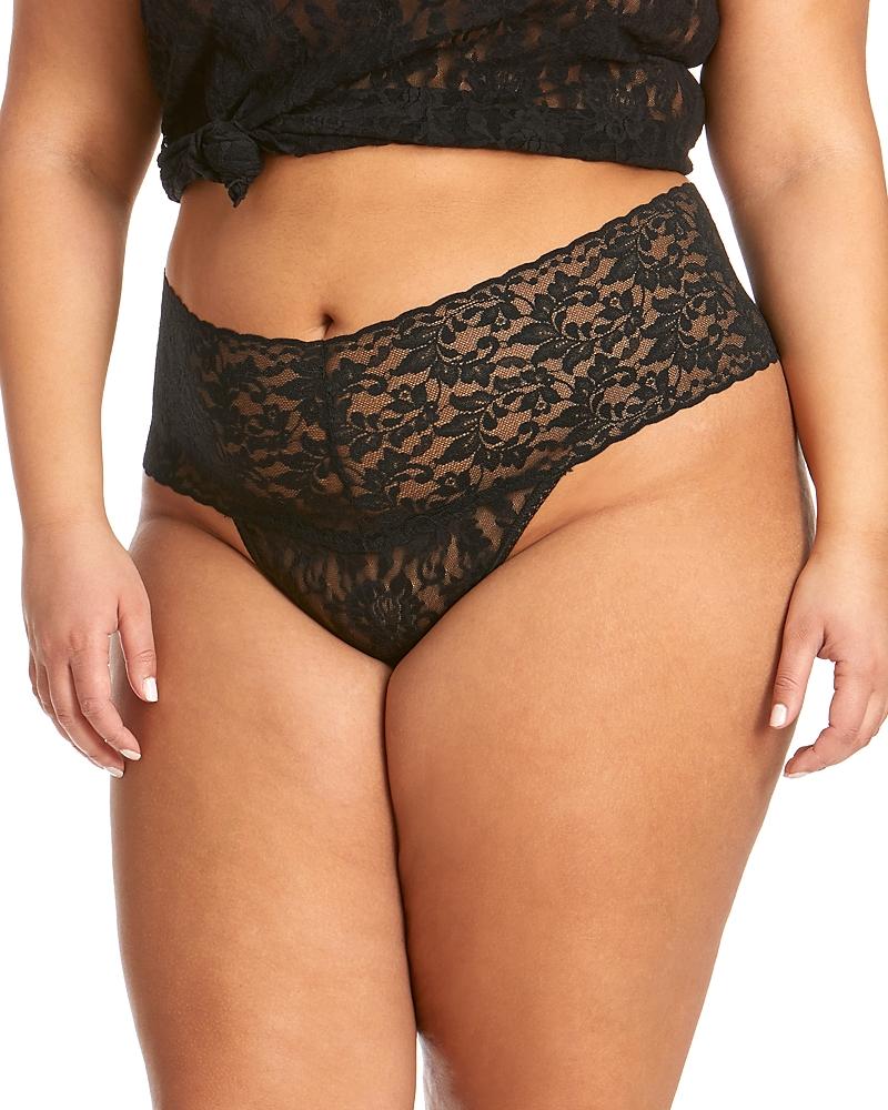 Hanky Panky Extended Size Retro Lace Thong Product Image