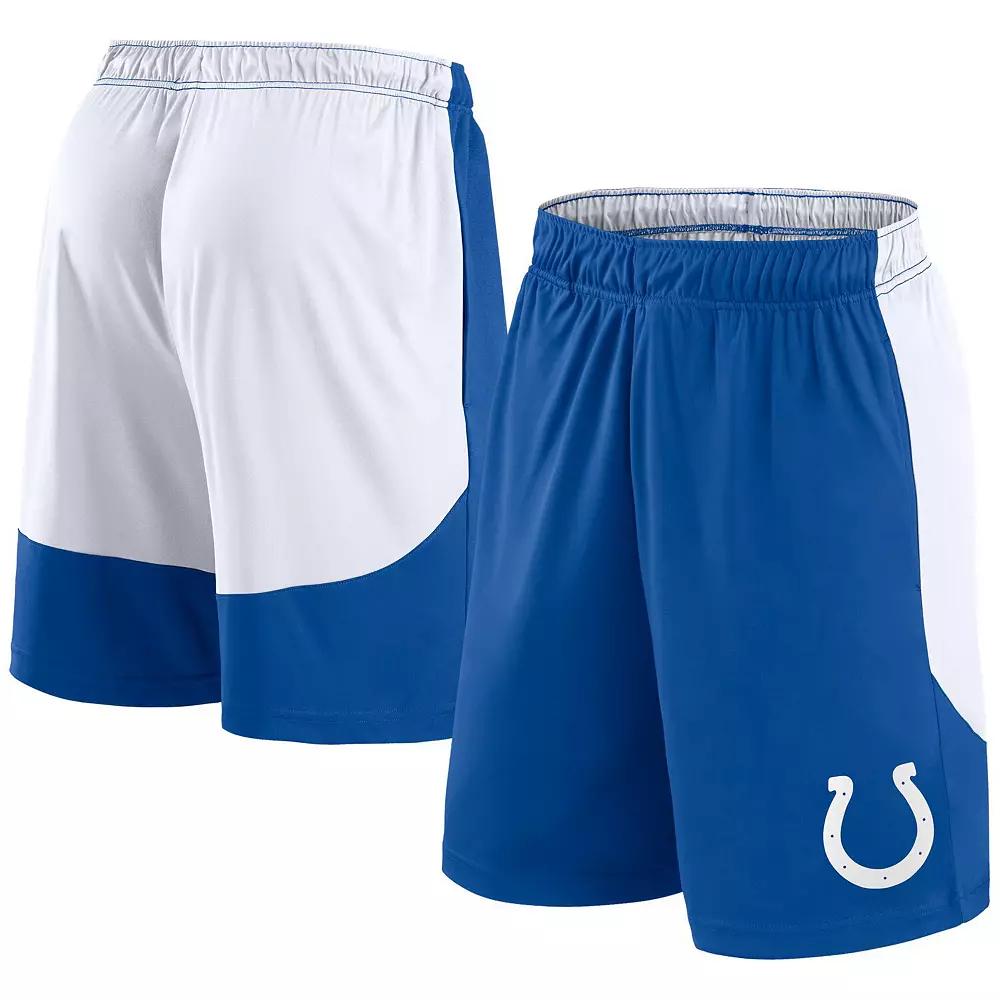 Men's Fanatics Royal/White Indianapolis Colts Go Hard Shorts, Size: 3XL, Blue Product Image