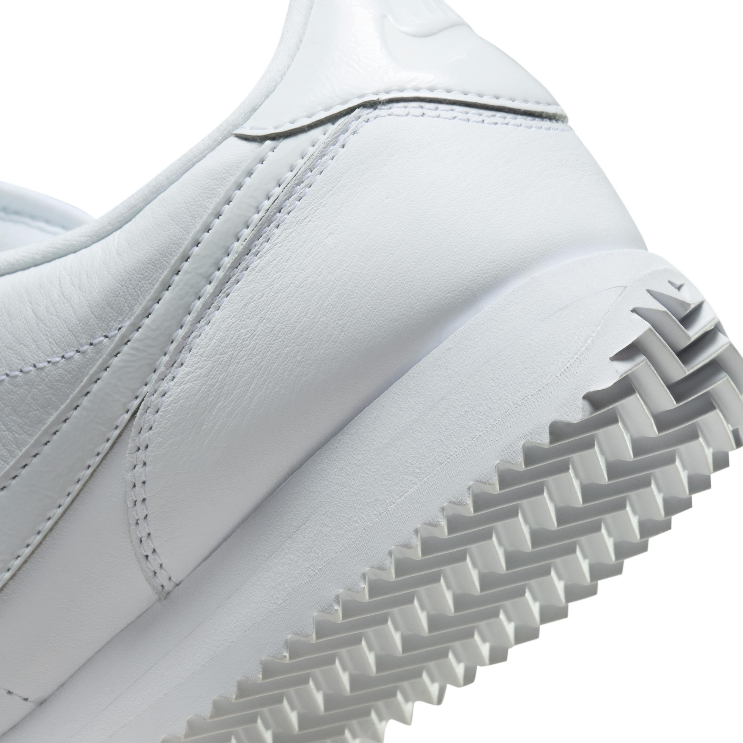 Nike Womens Cortez 23 Premium Leather Casual Shoes in White Product Image
