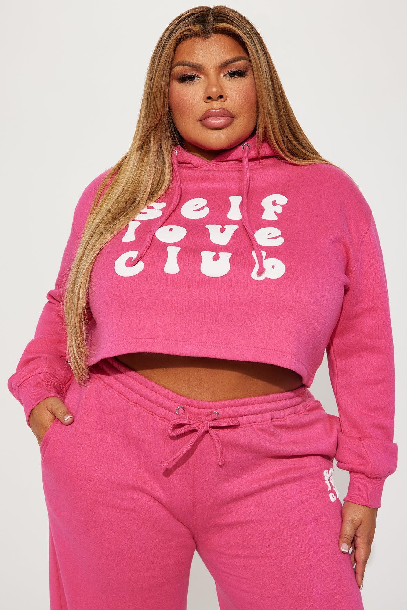 Self Love Club Hoodie - Pink Product Image