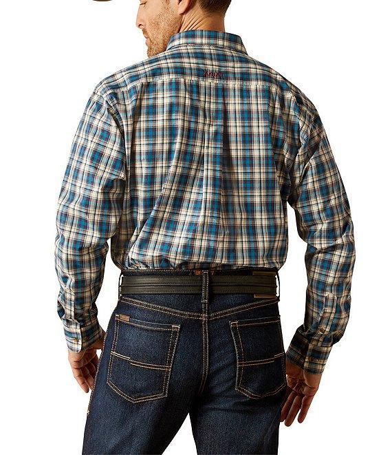 Classic Fit Parrin Long Sleeve Pro Series Plaid Woven Shirt Product Image