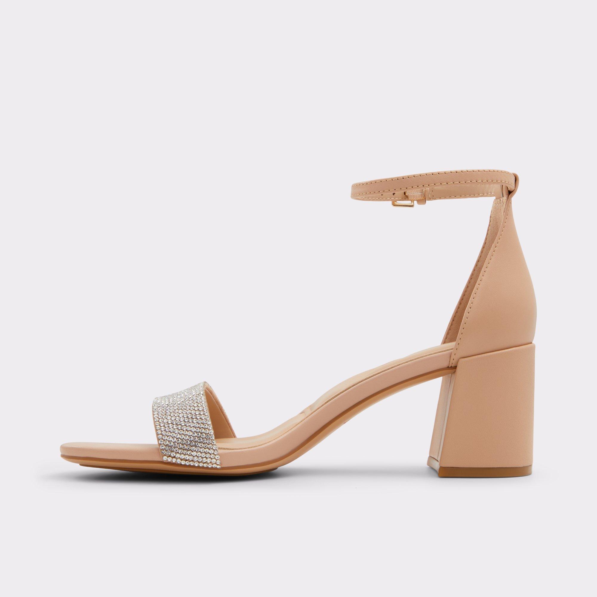 Pristine Bone Leather Smooth Women's Strappy sandals | ALDO US Product Image