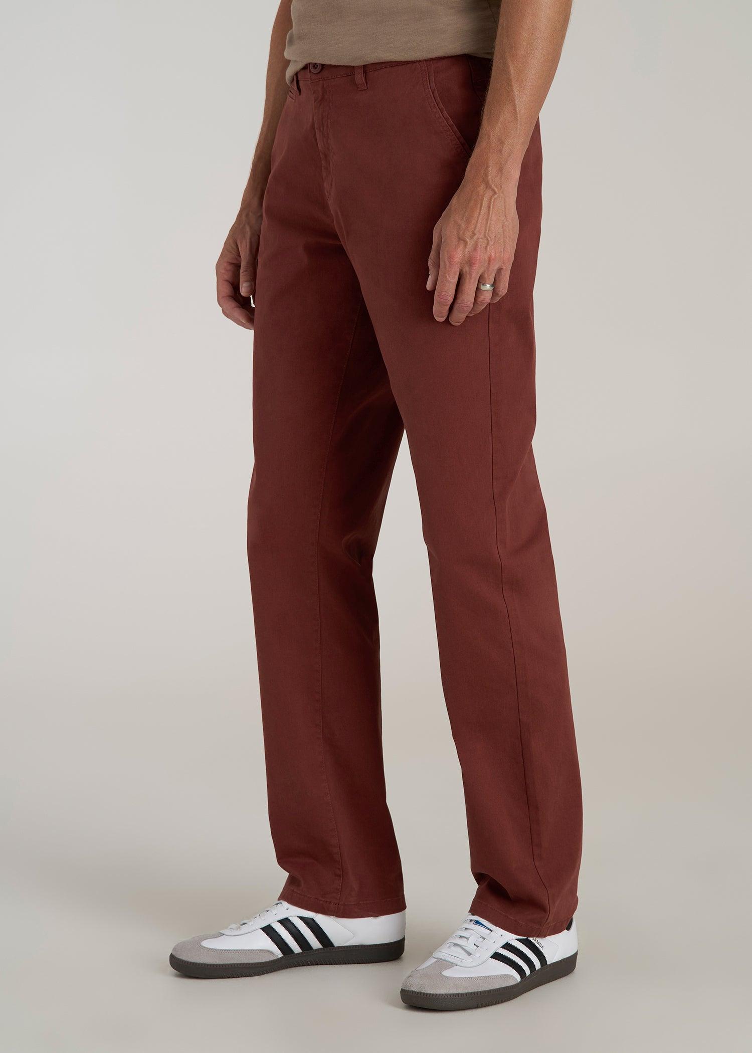 Mason RELAXED Chinos for Tall Men in Intense Rust Male Product Image