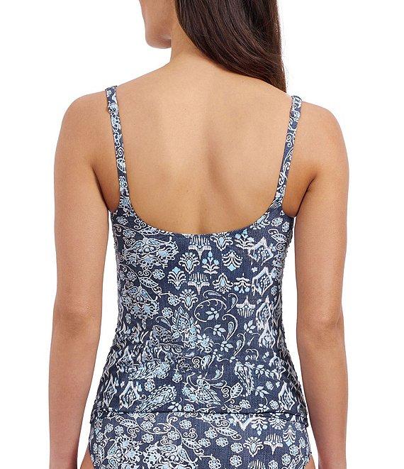 Profile By Gottex Flores Paisley Women's High Waist Shirred Swim Bottom Product Image