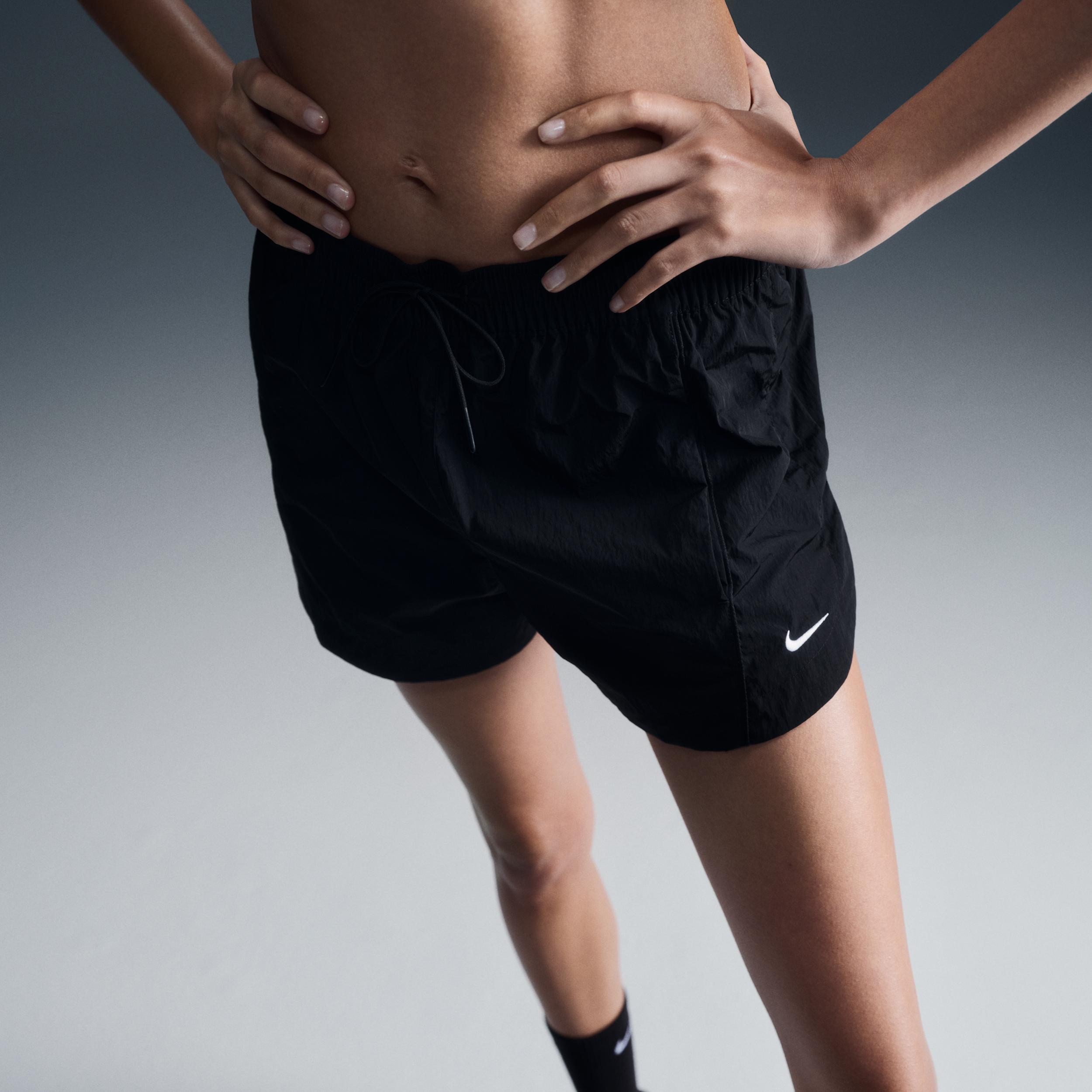 Nike Womens Windrunner Mid-Rise 2 Woven Shorts | FV7500-010 Product Image