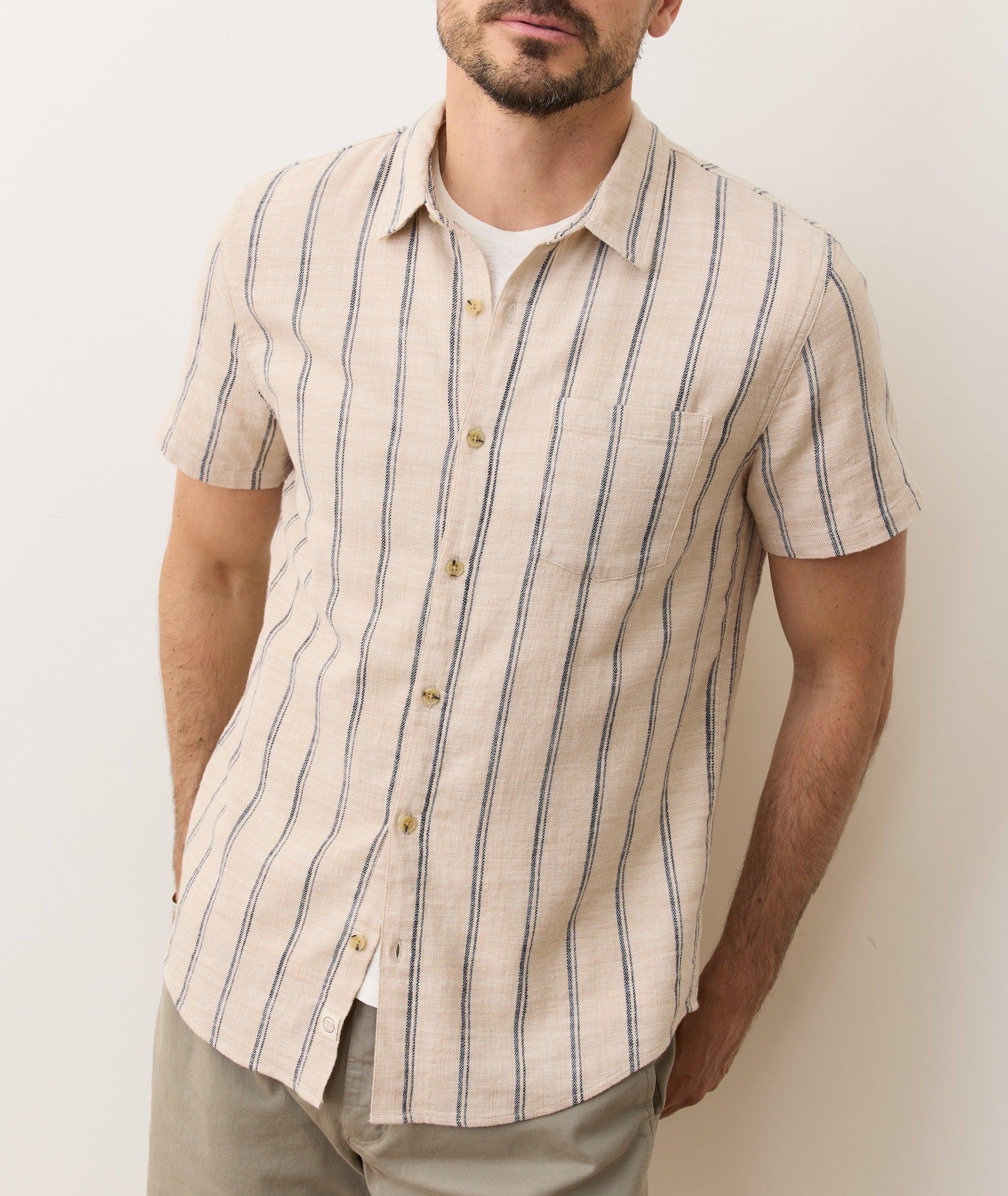 Stretch Selvage Short Sleeve Shirt Product Image