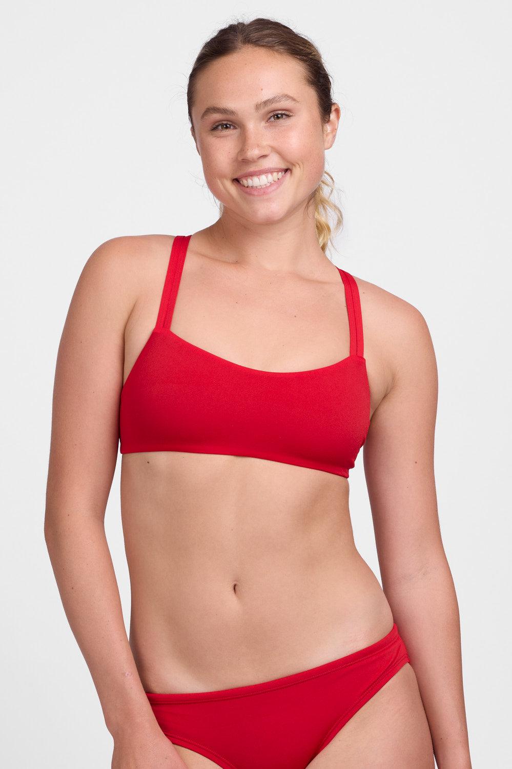 Fendrick Bikini Top - Red Female Product Image