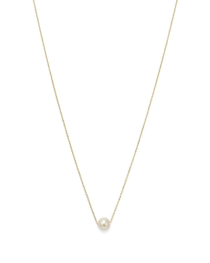 Womens 14K Yellow Gold & Pearl Pendant Necklace Product Image