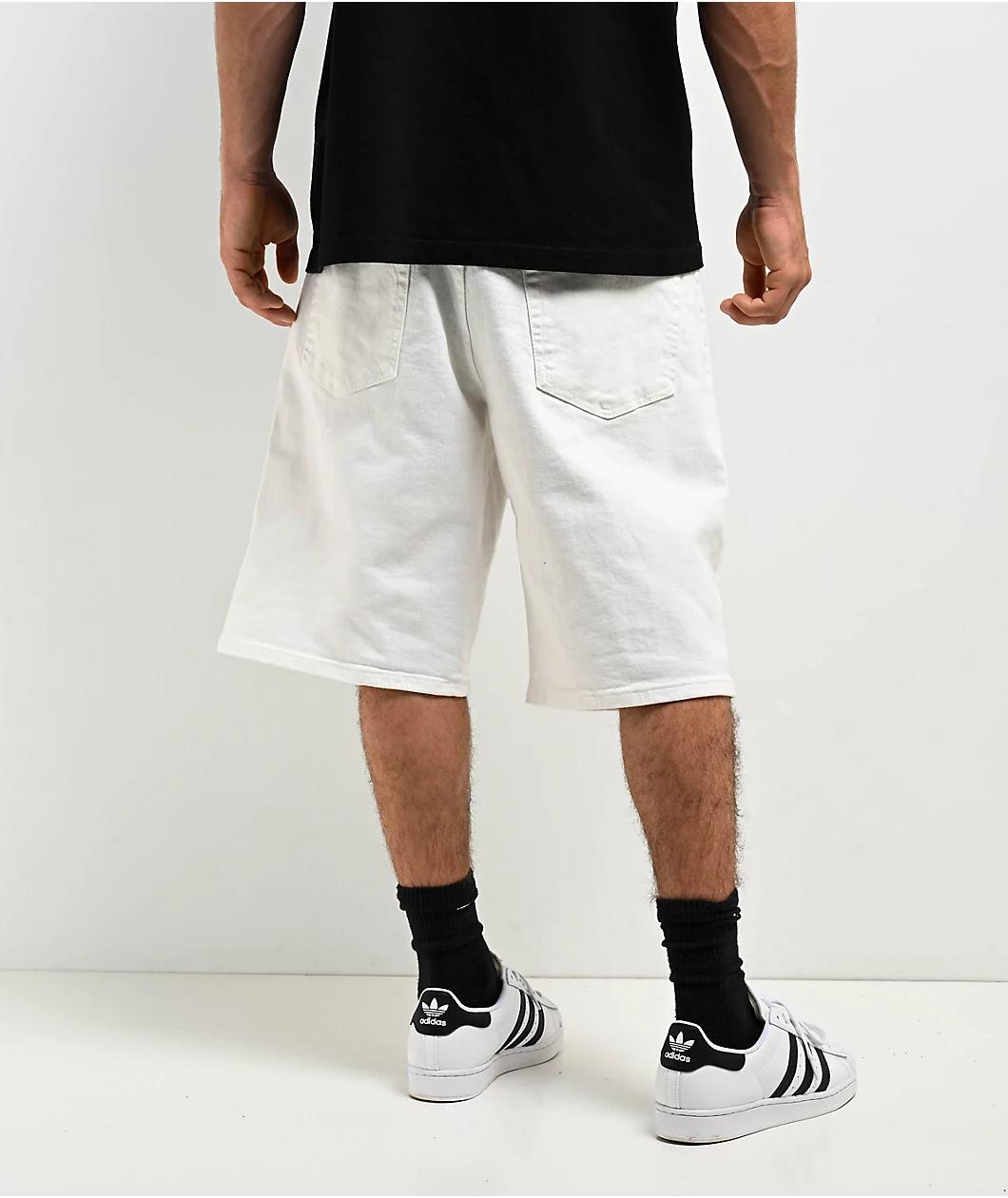 $AD BOYZ by Junior H X Lost Hills Nails Black Mesh Shorts Product Image
