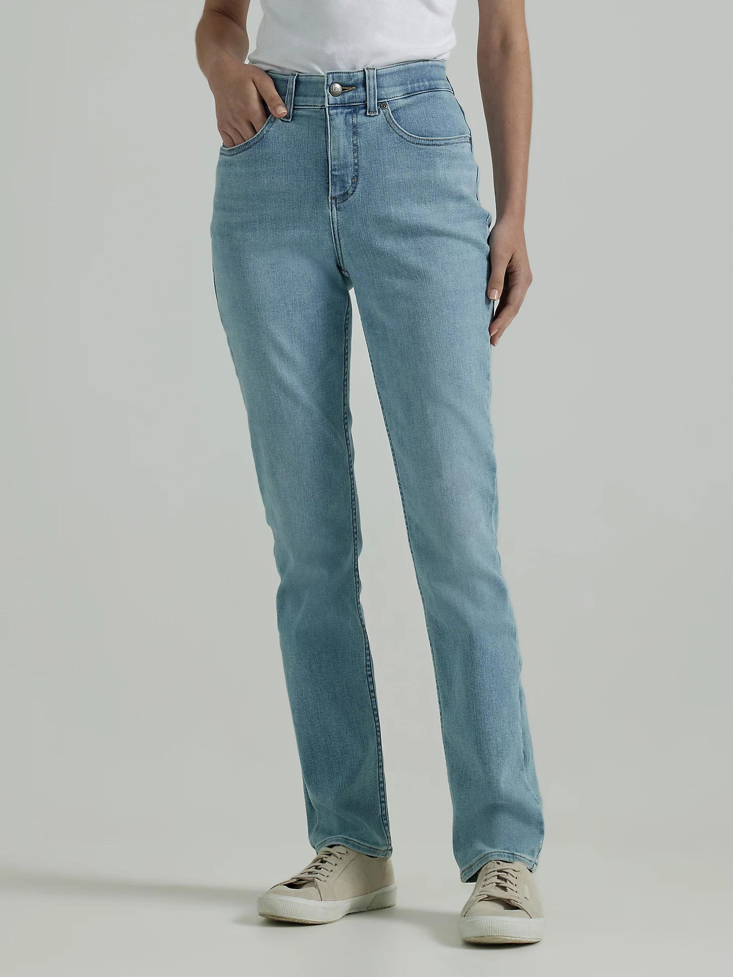 Women's Ultra Lux Comfort with Flex Motion Straight Jean | Women's Jeans | Lee® Product Image