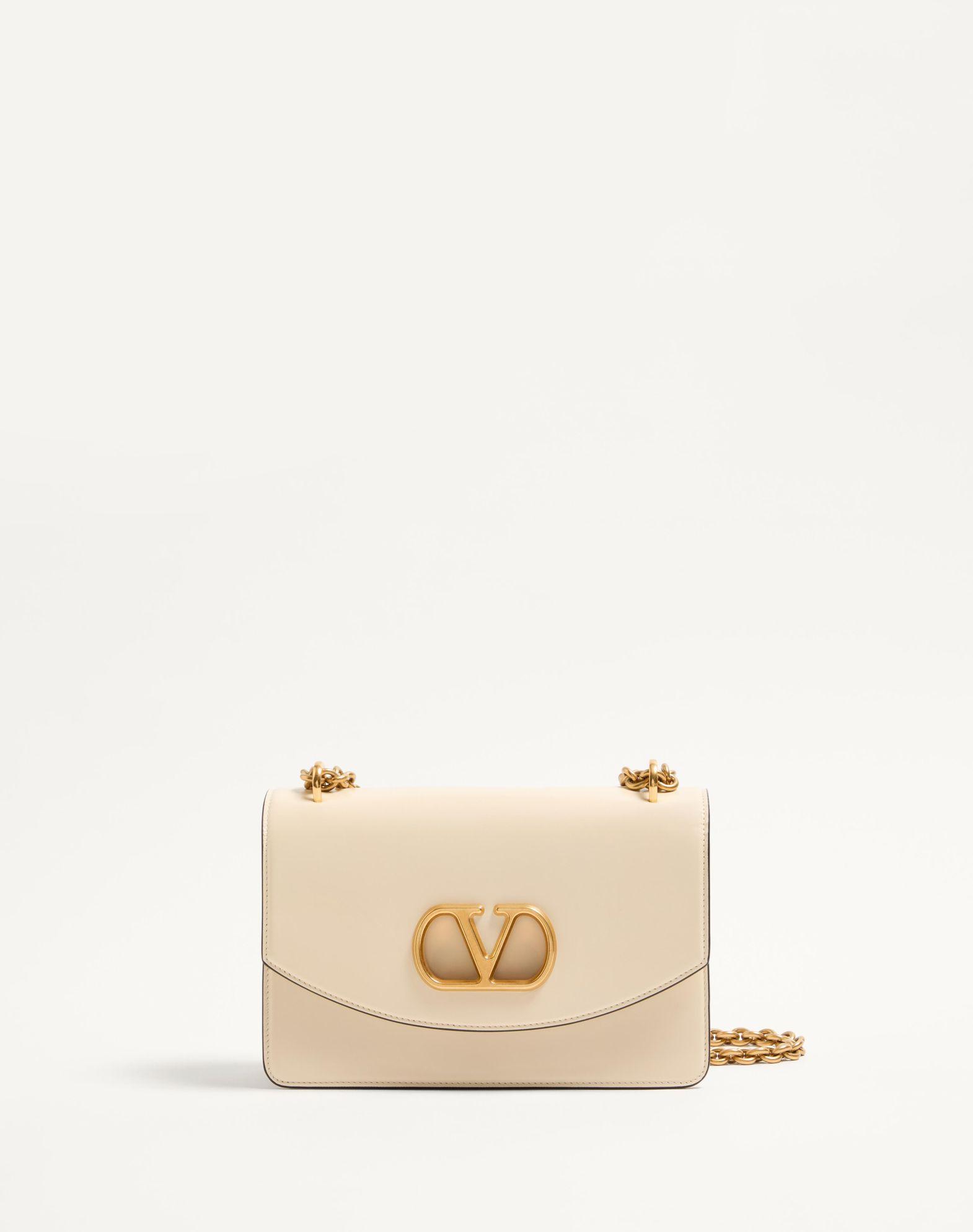 Valentino Garavani Vain Shoulder Bag In Shiny Calfskin Product Image