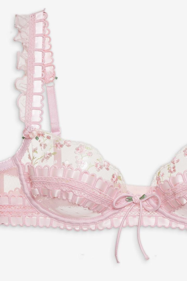 Pinkaboo Underwire Bra — Pink Product Image