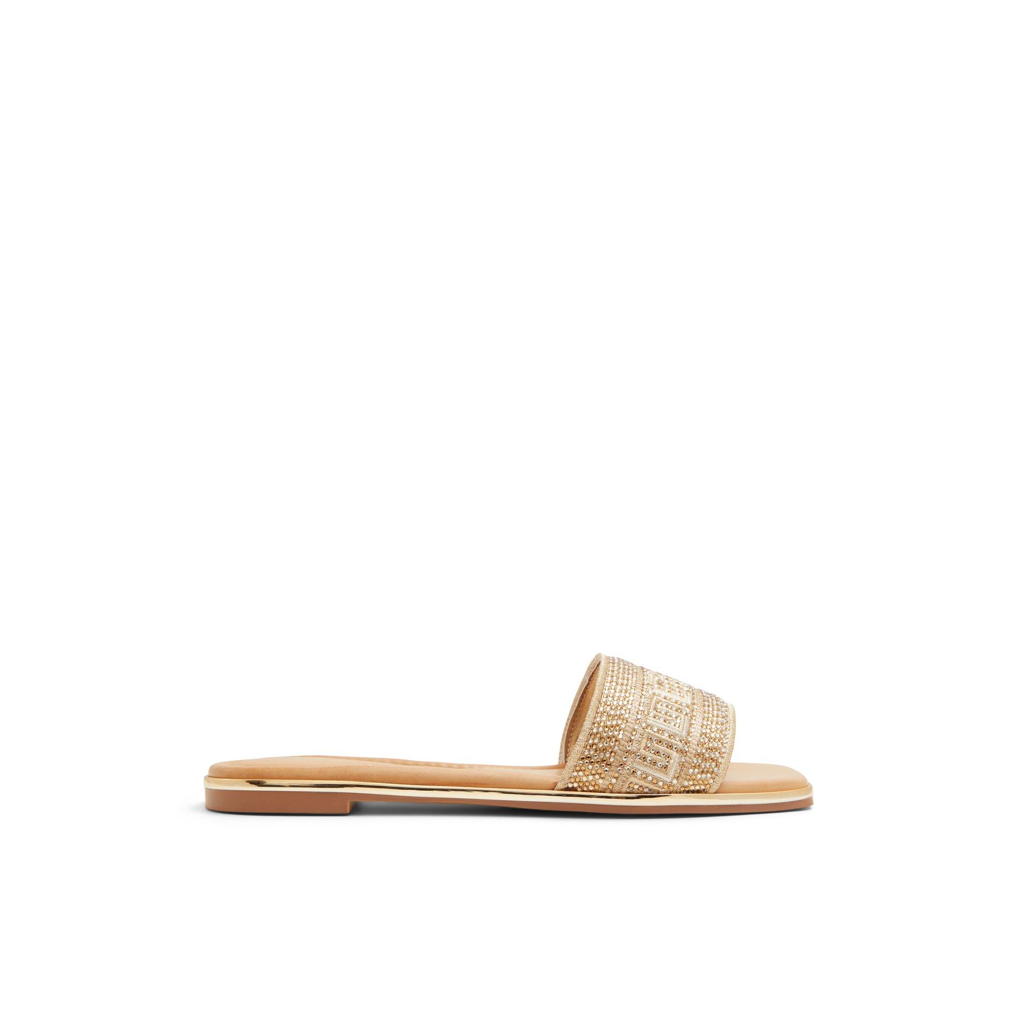 Oceania Gold Women's Flat Sandals | ALDO US Product Image