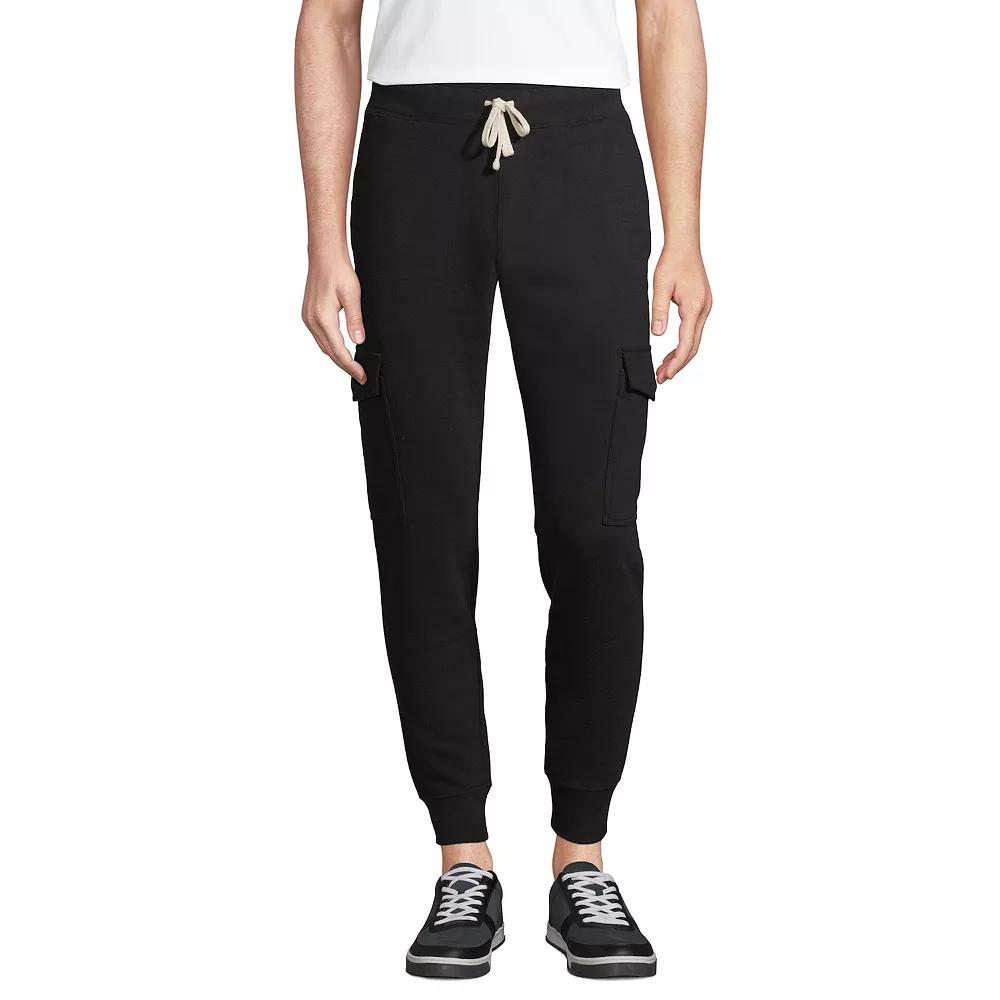 Men's Lands' End Serious Sweats Cargo Jogger Pants,  Product Image