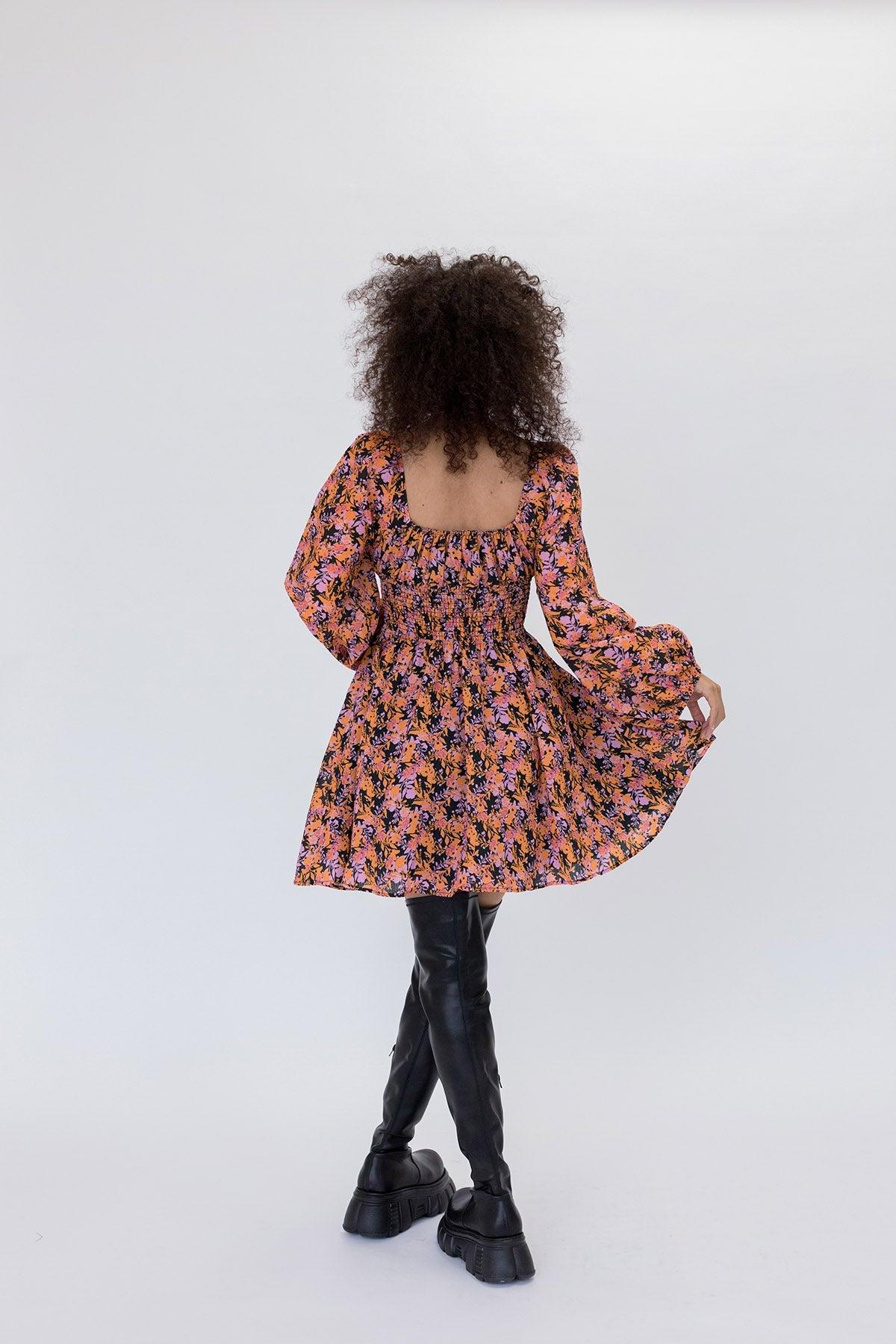 Sarah Dress - Night Garden Product Image