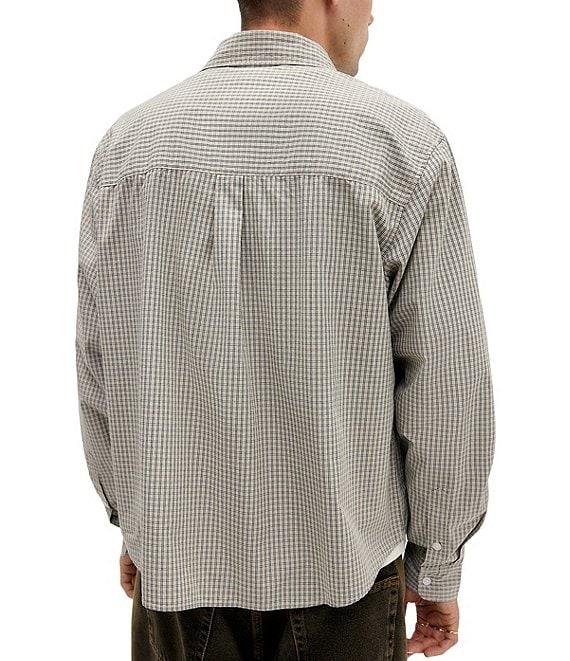 BDG Urban Outfitters Plaid Long-Sleeve Poplin Shirt Product Image