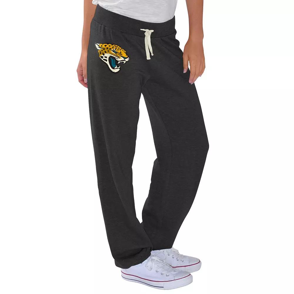 Women's G-III 4Her by Carl Banks Black Jacksonville Jaguars Scrimmage Fleece Pants,  Product Image