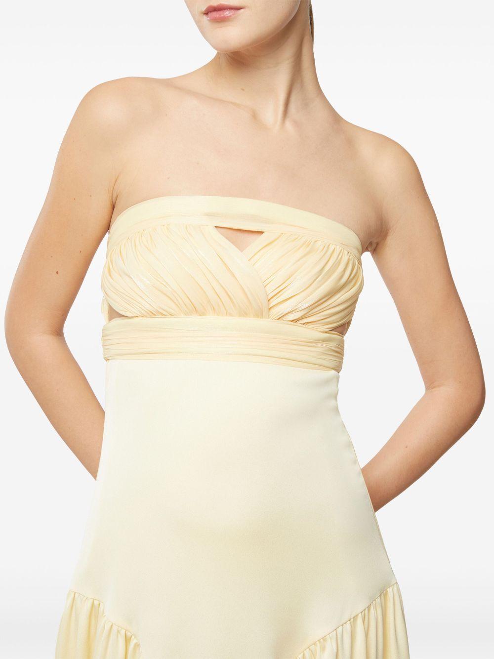 draped-detailed maxi dress Product Image