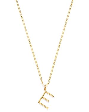 Zoe Lev 14K Yellow Gold Large Nail Initial Necklace, 18 Product Image