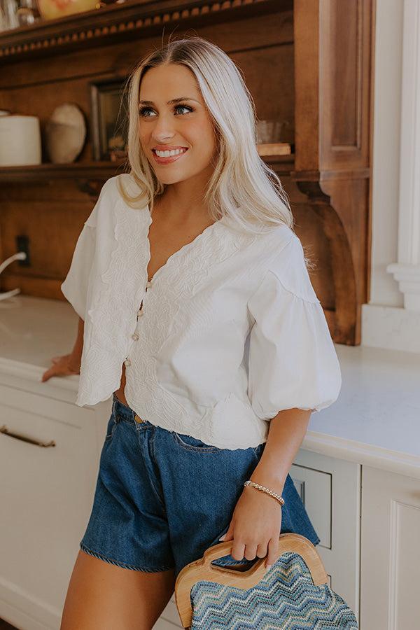 Subtle Charm Embroidered Top Product Image