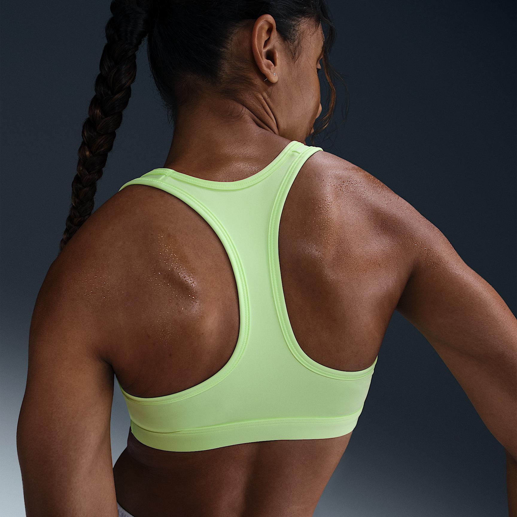 Nike Womens Swoosh Medium Support Padded Sports Bra | DX6821-701 Product Image