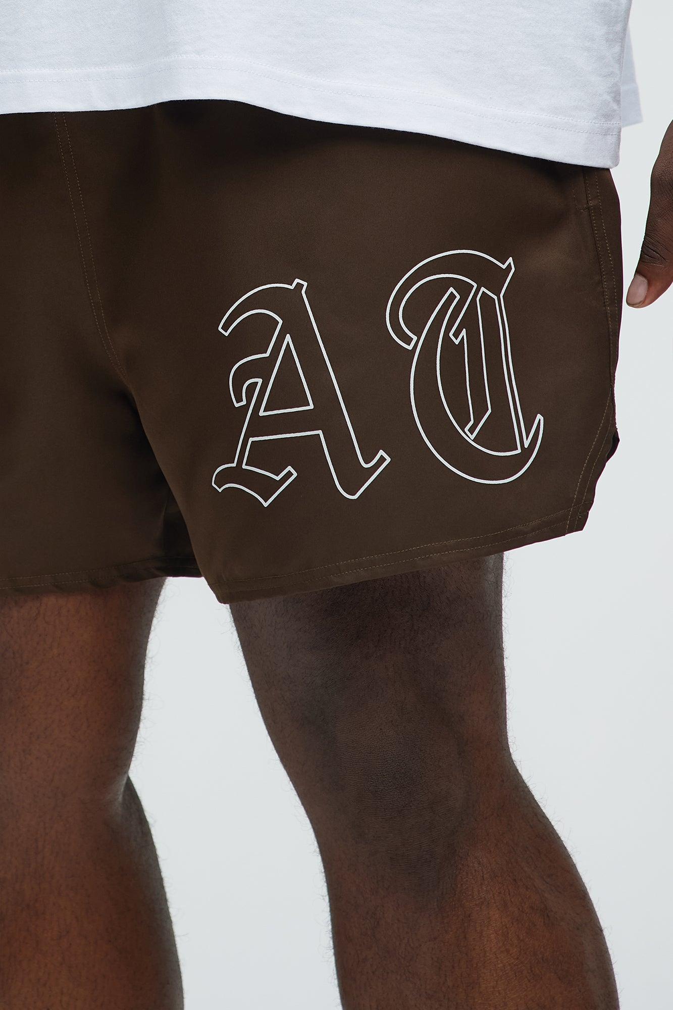 The Only GOAT Swim Mid Trunk - Brown Product Image