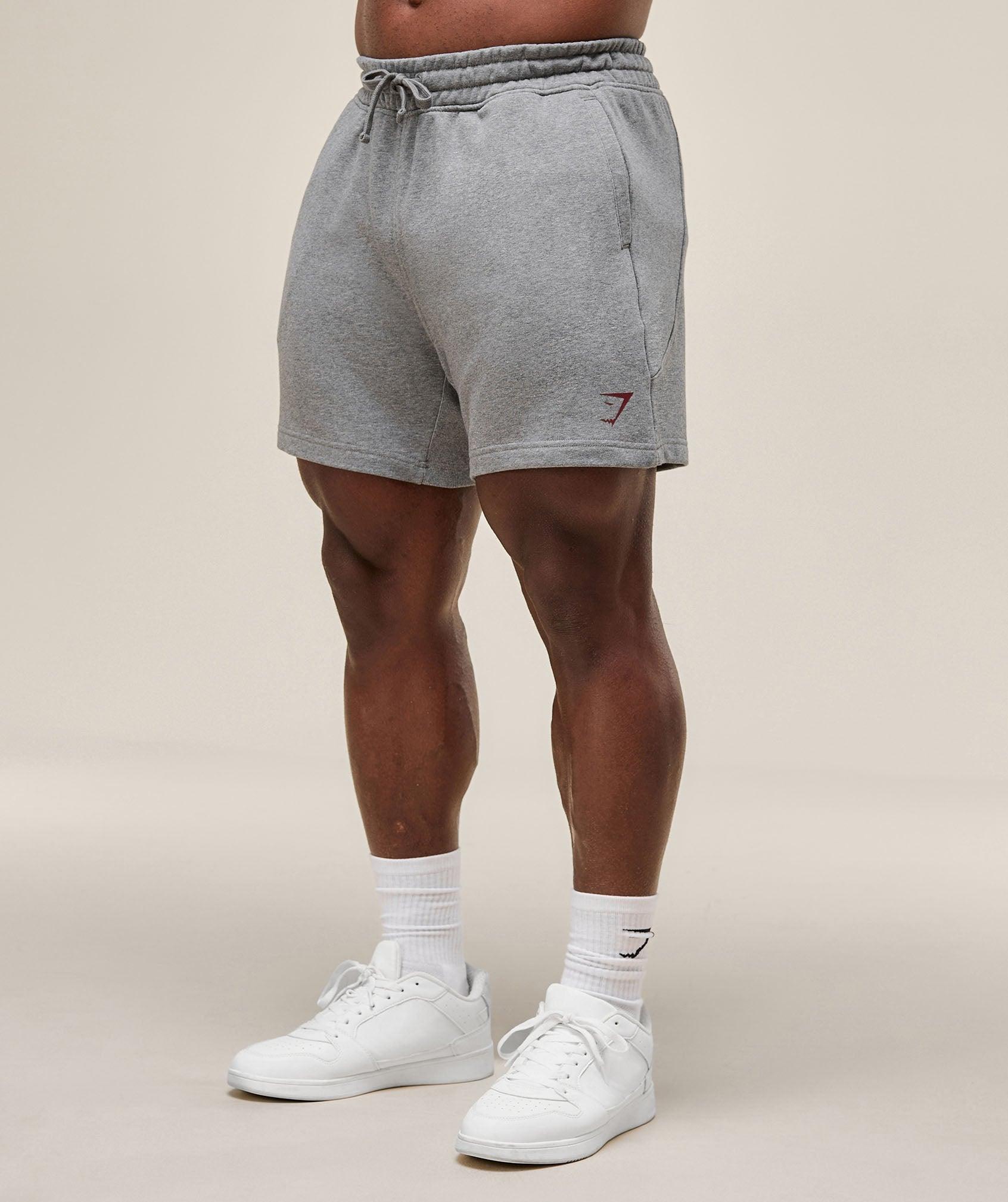 Gymshark Power 5" Shorts - Charcoal Core Marl Male Product Image