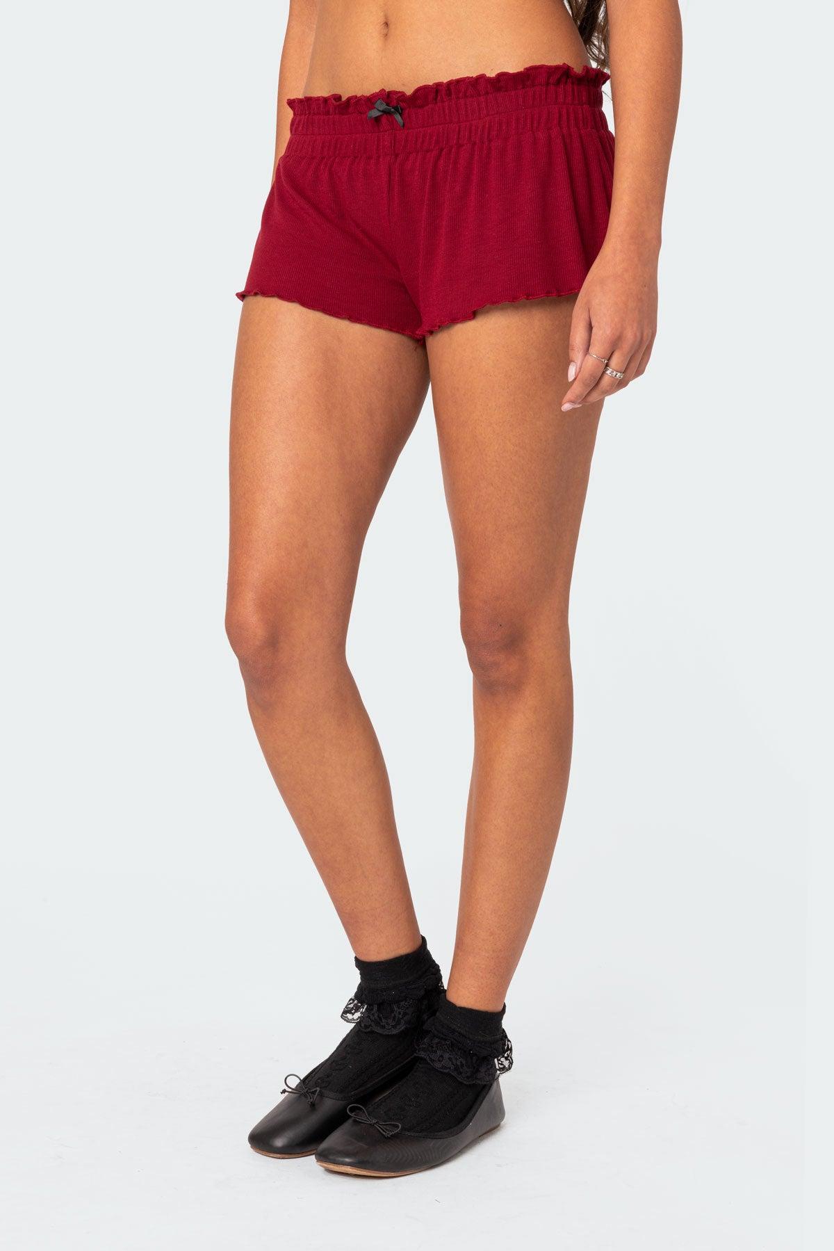 Gilmore Ribbed Shorts Product Image