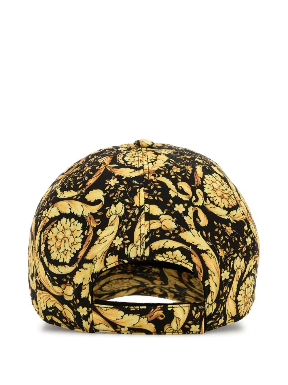 Barocco-print baseball cap Product Image