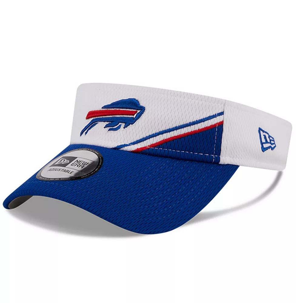 Men's New Era  White/Royal Buffalo Bills 2023 Sideline Adjustable Visor Product Image