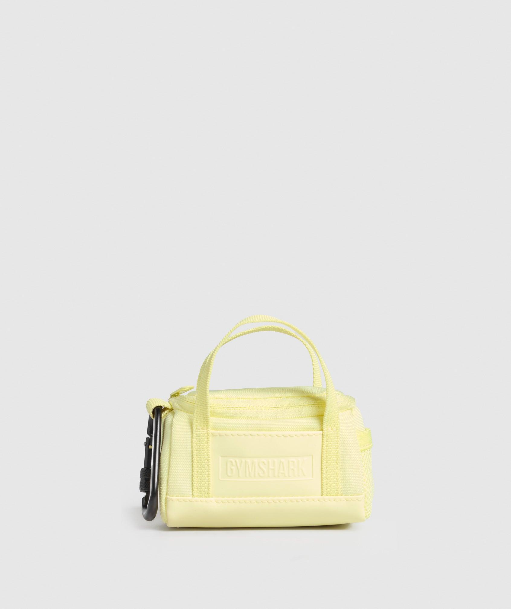 Gymshark Mini Everyday Holdall Keychain - Refresh Yellow Unisex Product Image