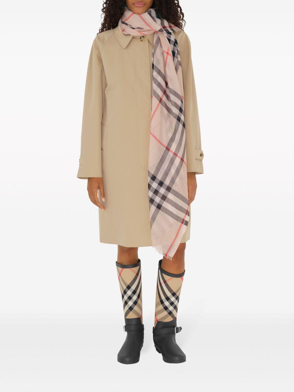 Vintage Check wool-blend scarf Product Image