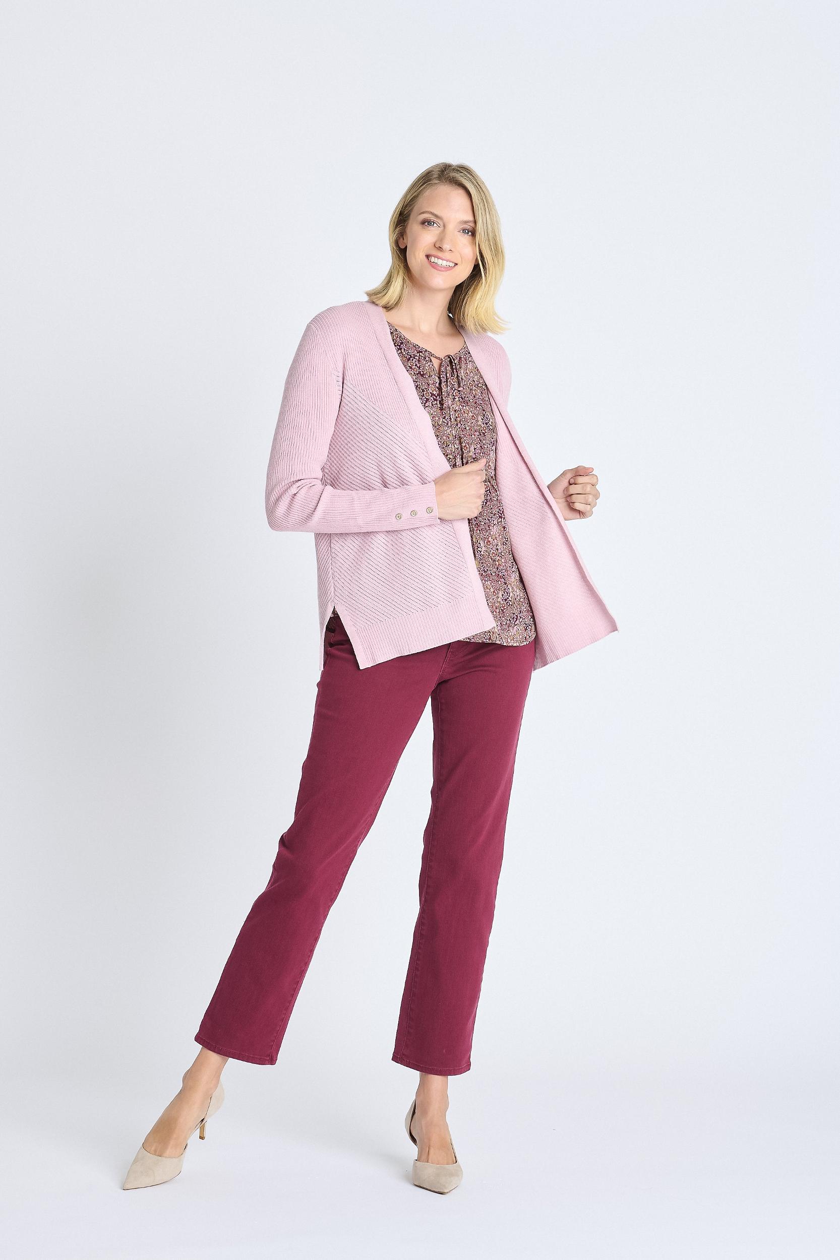 Westport Signature 5 Pocket Colored Denim Straight Leg Jean Product Image