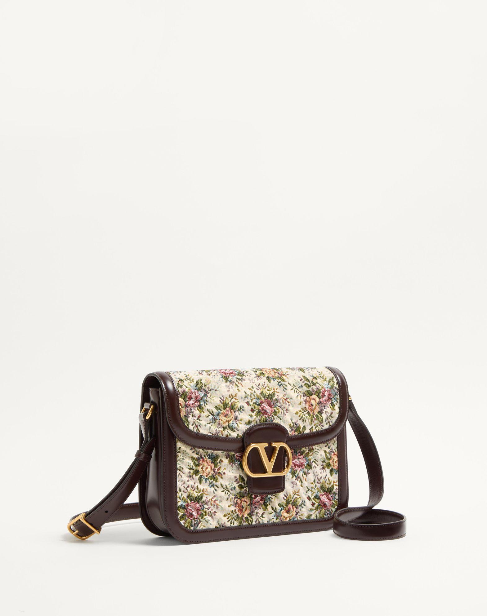 Valentino Garavani 9To5 Shoulder Bag In Papier Floral Jacquard Fabric   Product Image