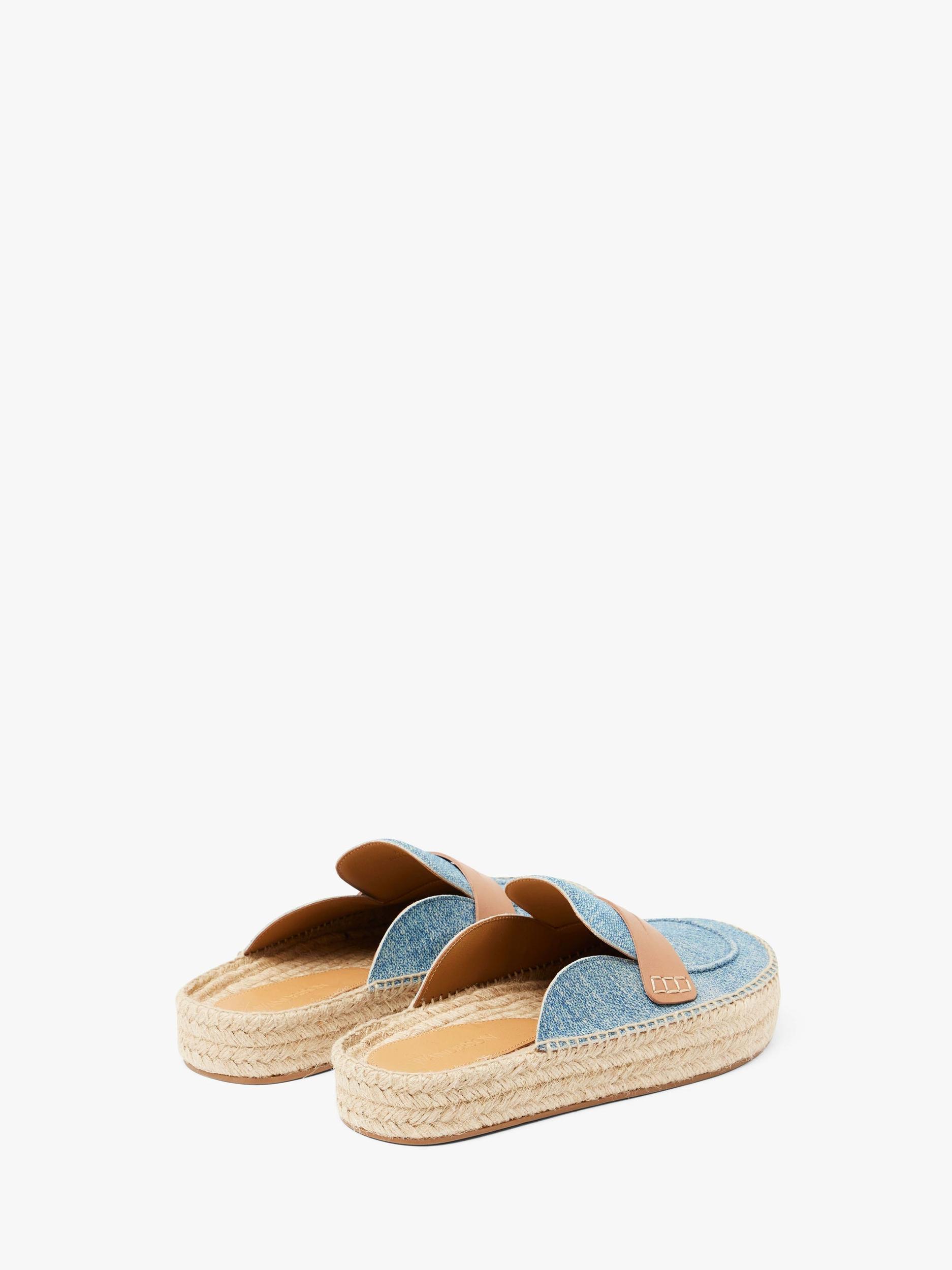 SUEDE ESPADRILLE LOAFER MULES Product Image